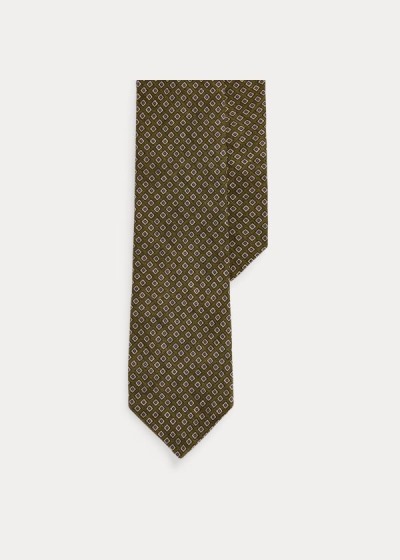 Men's Polo Ralph Lauren Neat Linen Narrow Ties | 326709DGX